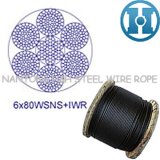 Point Line Contacted Steel Wire Rope (6X80WSNS+IWR)