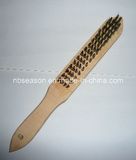 Wooden Handle Steel Wire Brush