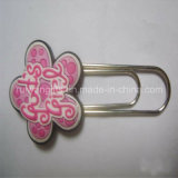 Flower Soft PVC Book Clip for Stationery