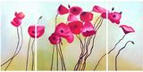 Original Handmade Beautiful Flower Canvas Oil Painting