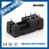 Saipwell 14f-42-A1 (RX78602) 2014 New Easy Used Cheap Mini Black Relay Socket, Electric Relay Socket, 15A Relay Socket