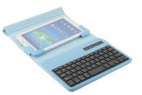 Wireless Bluetooth Keyboard Leather Case for Tablet PC