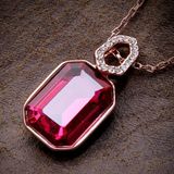 Wholesale Elegant Crystal Pendant Necklace Fashion Jewellery