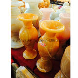 China Deep Yellow Jade Crafts for Vase
