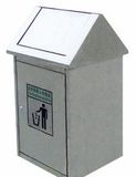 Waste Bin Metal Indoor Outdoor Use