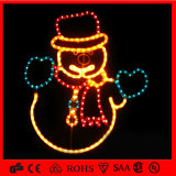 Outdoor Holiday Decoration Rope 2D Motif Snowman Light