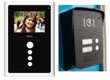 Home Security 3.8 Inch Video Door Phone with 2 Monitors