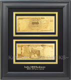 Gold Banknote (two sided) - India 100 (JKD-2GBF-08)