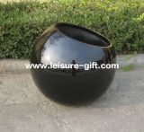 Fo-299 Ball Fiberglass Planter Flower Pot Container