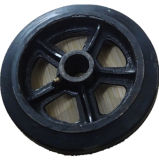200mm Solid Wheels with Cast Iron Rim, Heavy Loading
