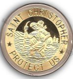 Souvenir Coin With Gold Plating