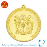 Custom Gold Metal Marathon Racing Medal (KD-0195)