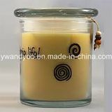 Lovely Soy Scented Glass Candle with Lid