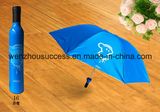 Cheapest Promotional Customized Wine Bottle Shape Umbrella