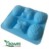 100% Food Grade Egg Shaped Silicone Cake Mould