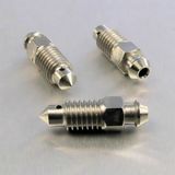 CNC Machining Titanium/Stainless Steel Bleed Hex Nipples for Rear Brake