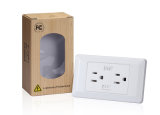 USB Wall Power Charger Socket Outlet with 5V 3A Output