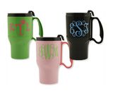 OEM Newest Design Plastic Travel Mug with Handle