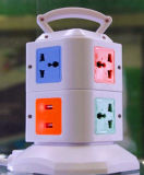Colorful Portable CE Certificated USB Charging Vertical Extension Socket