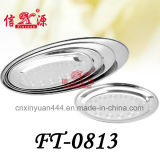 Stainless Steel Oval Tray Egg Tray (FT-0813)