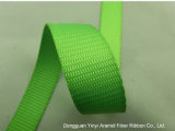 2.5cm Green Plain Polyester Safety Webbing Belt