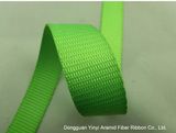 2.5cm Green Plain Polyester Safety Webbing Belt