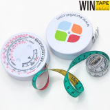 60inch (150cm) Medical Gifts BMI Calculator/Tape Measure Round Shaped Calculator with Company Names
