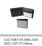 2 Folds Canvas/Genuine Leather Wallet (1028)