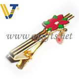 Golden Imitation Hard Enamel Tie Clip