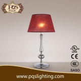 Rose Shade Iron Hotel Table Lamp
