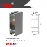 Toilet Partition Aluminum Door Head Bar Profile (KTW08-199)