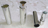 Wholesale Spring Silver Shinny Plastic Cosmetic Lipstick Tube