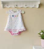 Baby Cloth, 100 Cotton Girl Short Lace Bodysuit (1205004)