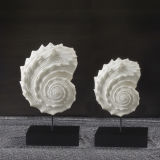 Whelk Shape Statue with MDF Board for Home or Hotel Decoration/ Imitated Whelk Figurine/ Whelk Statue