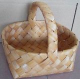 Wood Woven Basket Flower Basket