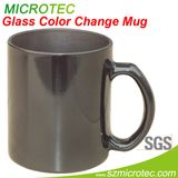 11oz Glass Color Changing Mug - Black (MT-B006)