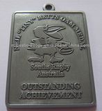 Two-Sided Antique Silver Plating Medallion