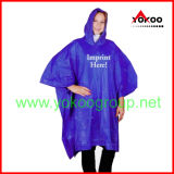 Promotional Reusable PVC Poncho Raincoat (YB-4011)