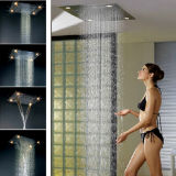 Multi Function Waterfall Rainfall Bathroom Shower with LED Light
