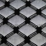 Fashion Elastic Sexy Black Lace Fabric (1040)