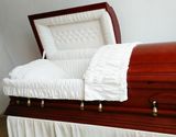 Oak Wood, Velvet Interior Casket