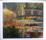 High Quality Claude Monet Replica Water Lilies Handmade Oil Painting (CMWL-028)