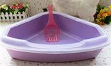 Triangular Cat Litter Box