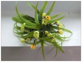 Wholesale Artificial Flower Plant Orchid with Grass (BH52004)