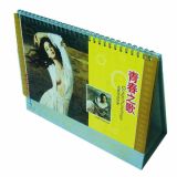 Delicate Office Decoration Calendar Printing Hot Stamping