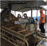 Pig Manure Dewatering Seperating for Sale with Pump Price