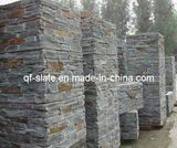 High Quality Black and Rusty Slate Cement Pillar/Slate Column