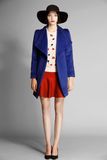 Elegant & Noble Beaded Button Outer Coat