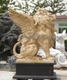 Stone Granite Marble Lion Statue for Garden Animal Sculpture (SY-D060)