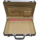 Silver Metal Lock Aluminum Laptop Carrying Case / Document Case for Women